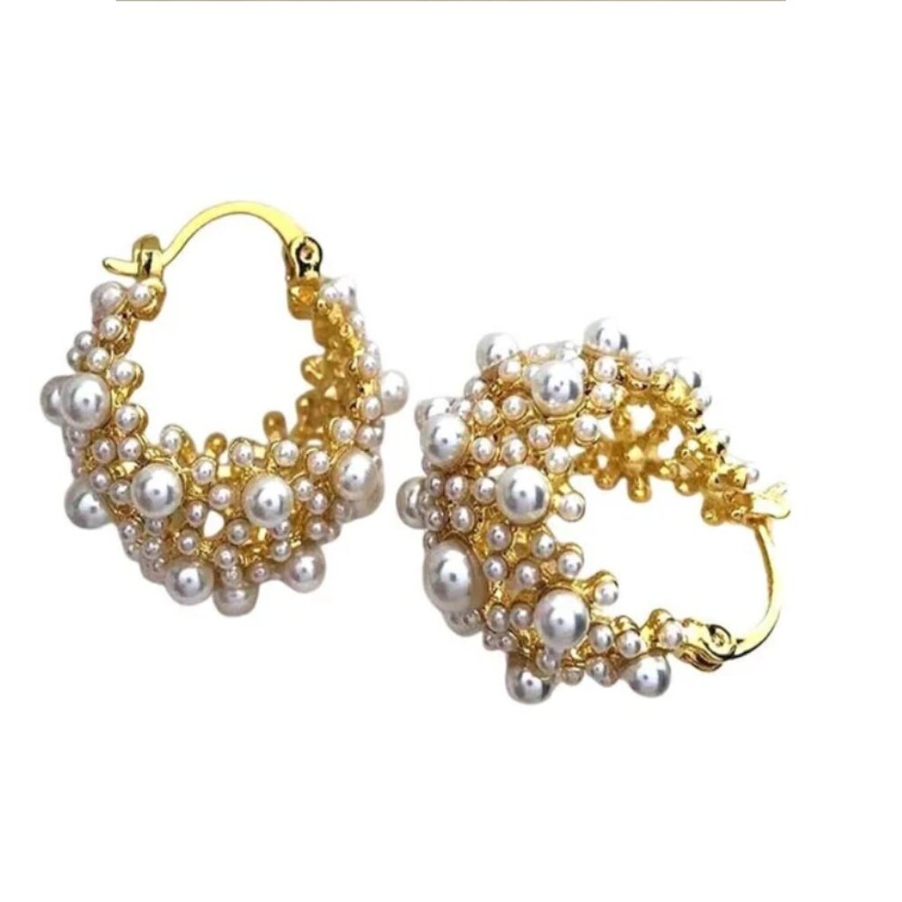 NWOT  Pearl Mirage Earrings